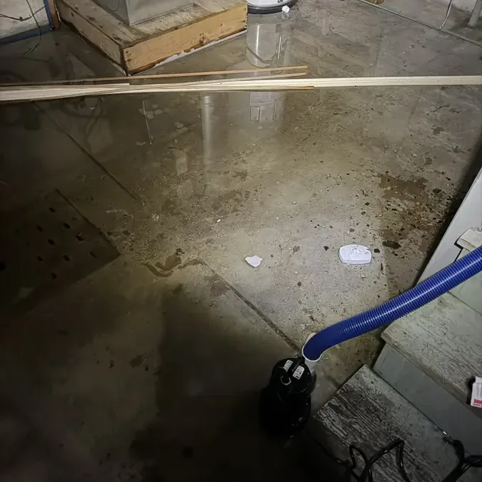 Corroded supply pipe leak found at the bottom of an opened wall